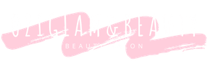 Logo OziGlam&Beauty on black background