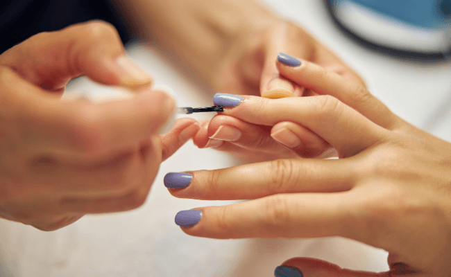 Professional manicure in Winnipeg – clean and hygienic nail service at St Vital nail salon with sterilized tools